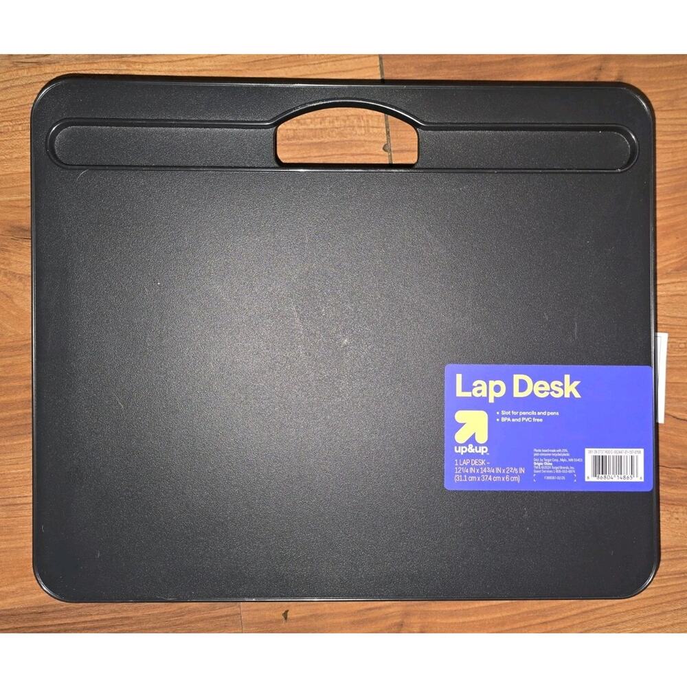 Up&up Lap Desk 7x14 Black Plastic Handle Teacher Supplies